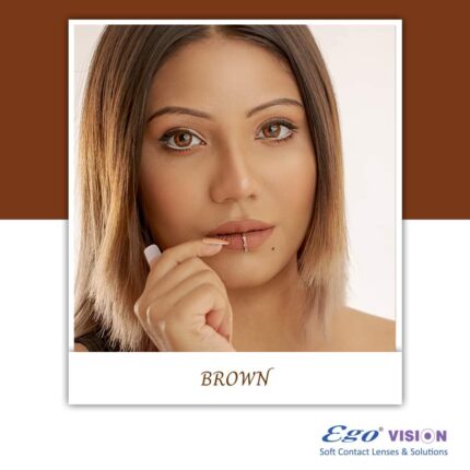 Ego Vision Brown contact lens