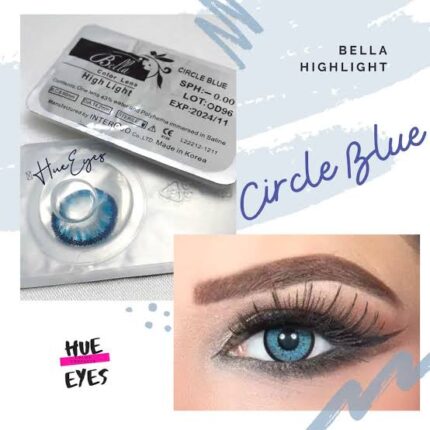 Bella Circle Blue Highlight Contact Lens