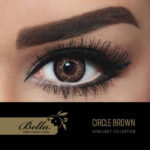 bella highlight circle brown contact lens