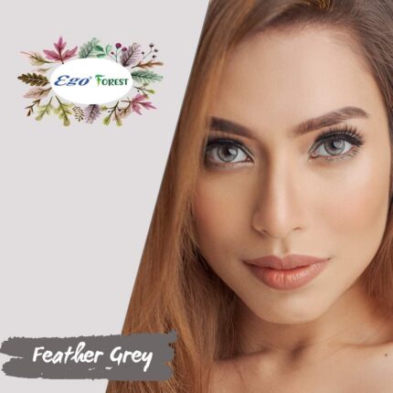 Ego Forest Feather Gray contact lens