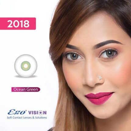 Ego Vision Ocean Green contact lens