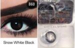 Bella Snow White Black Contact Lenses