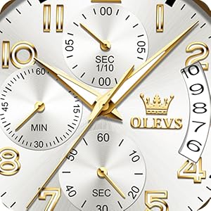 Quartz Movement olevs mens watch